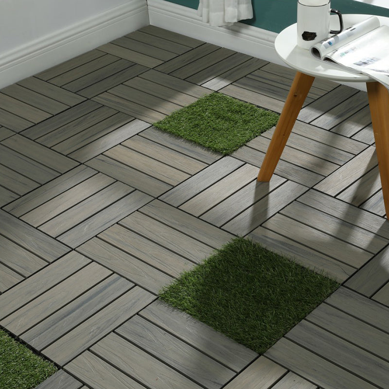 Square Click Paver Tiles Striped Pattern Tiles