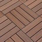 Square Click Paver Tiles Striped Pattern Tiles