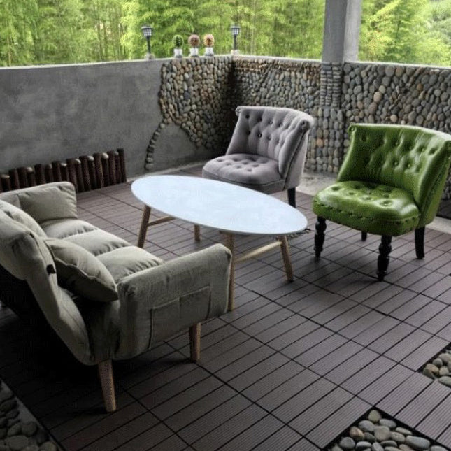 Square Click Paver Tiles Striped Pattern Tiles