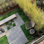 Square Click Paver Tiles Striped Pattern Tiles