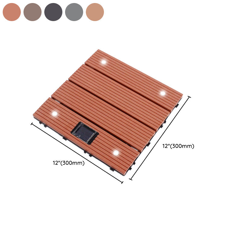 Striped Pattern Terrace Floor Tiles Square Click Floor Tiles Floor Board