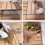Deck Plank Wood Outdoor Waterproof Non-slip Floor Board