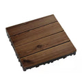Outdoor Deck Board Wood Square Stripes Composite Flooring Terrace