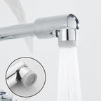Wall-mounted metal bathtub filler with low arc waterfall bathtub faucet