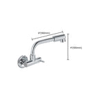 Wall-mounted metal bathtub filler with low arc waterfall bathtub faucet