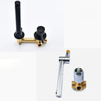 Contemporary Wall-Mounted Single-Hand Kitchen Faucet Low Arc Water Filler