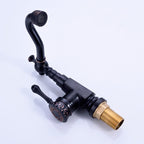 Glam Style Sink Faucet with Swivable Spout and Lever Handle