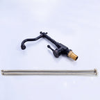 Glam Style Sink Faucet with Swivable Spout and Lever Handle