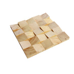 Wall-Ceiling Light Wood Gluing Mosaic Indoor Modern Wall Ceiling