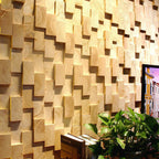 Wall-Ceiling Light Wood Gluing Mosaic Indoor Modern Wall Ceiling