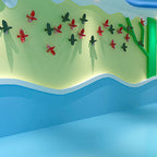 Kids Vinyl Flooring PVC Printed abrasion-resistant thick indoor vinyl flooring