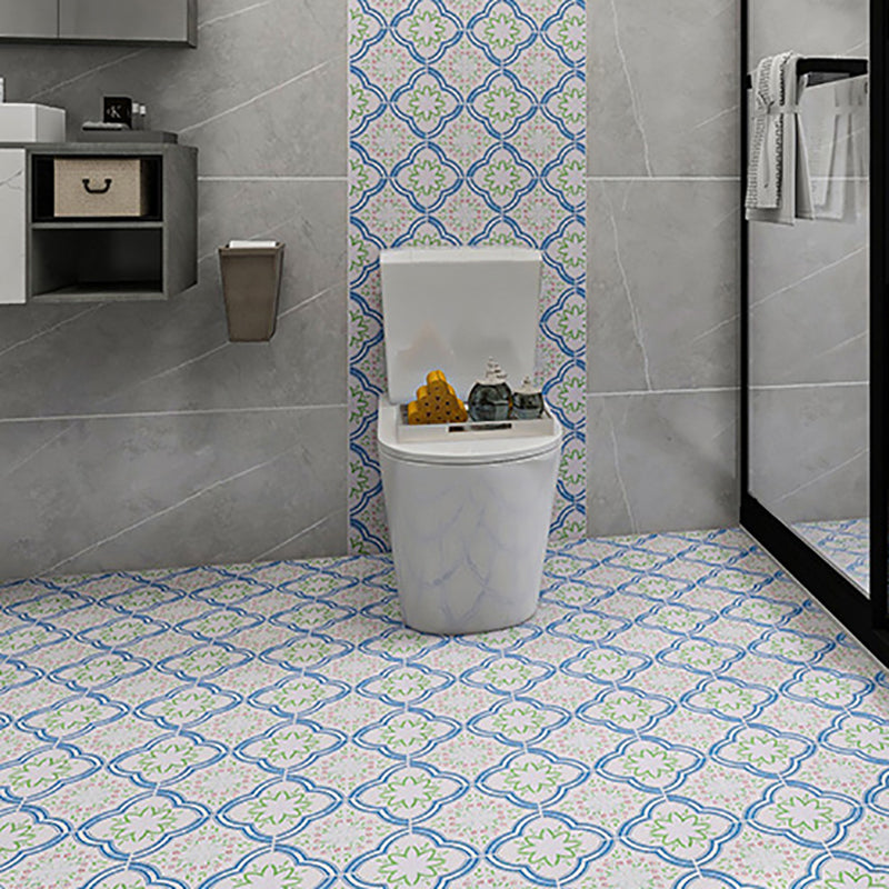 Vinyl flooring Peel and Stick floral pattern wall and floor vinyl