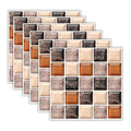 Mosaic Tiles Wallpaper PVC Waterproof Peel & Stick Mosaic Tiles