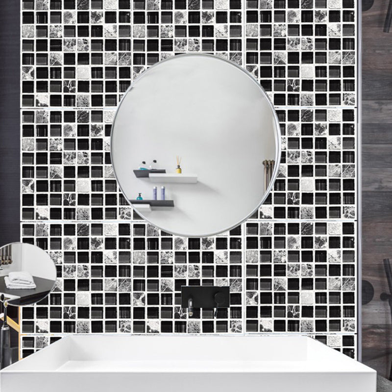 Mosaic Tiles Wallpaper PVC Waterproof Peel & Stick Mosaic Tiles
