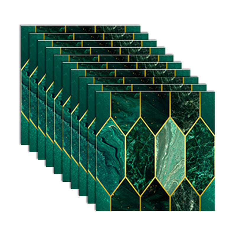 Mosaic Tiles Wallpaper Plastic Contemporary Removable & Stick Mosaic Tile