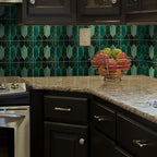 Mosaic Tiles Wallpaper Plastic Contemporary Removable & Stick Mosaic Tile