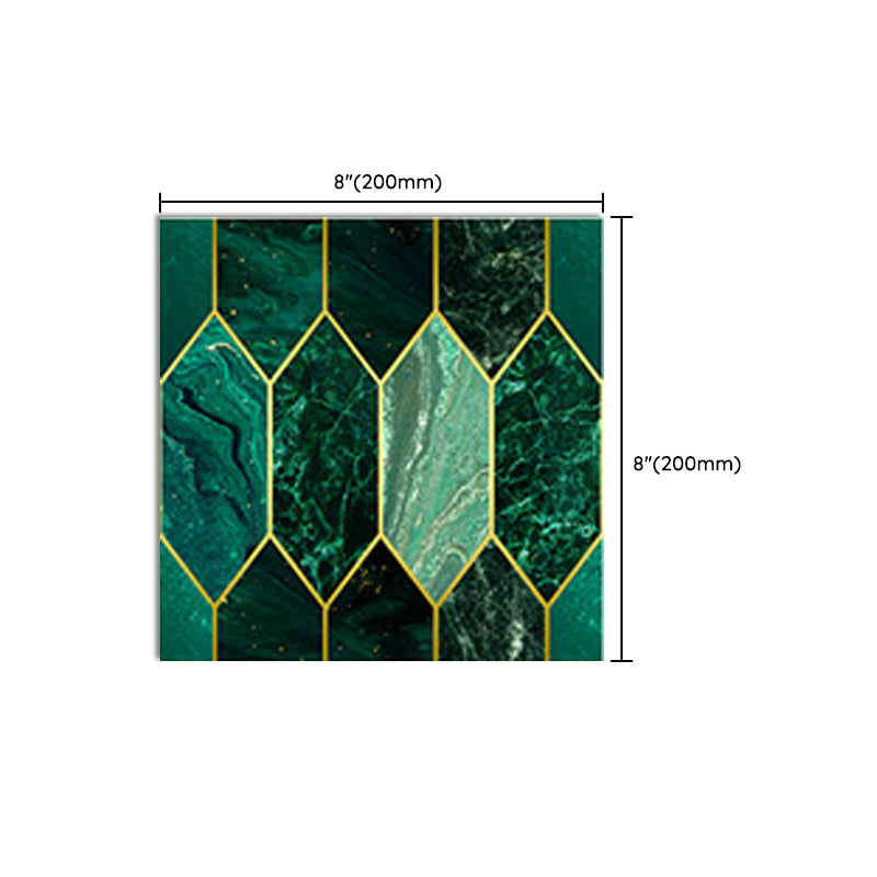 Mosaic Tiles Wallpaper Plastic Contemporary Removable & Stick Mosaic Tile