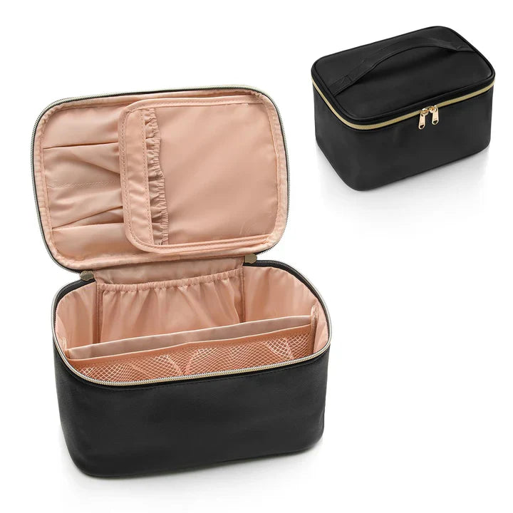 Practical Make-up Organizer for Traveling | With Compartments and Dividers