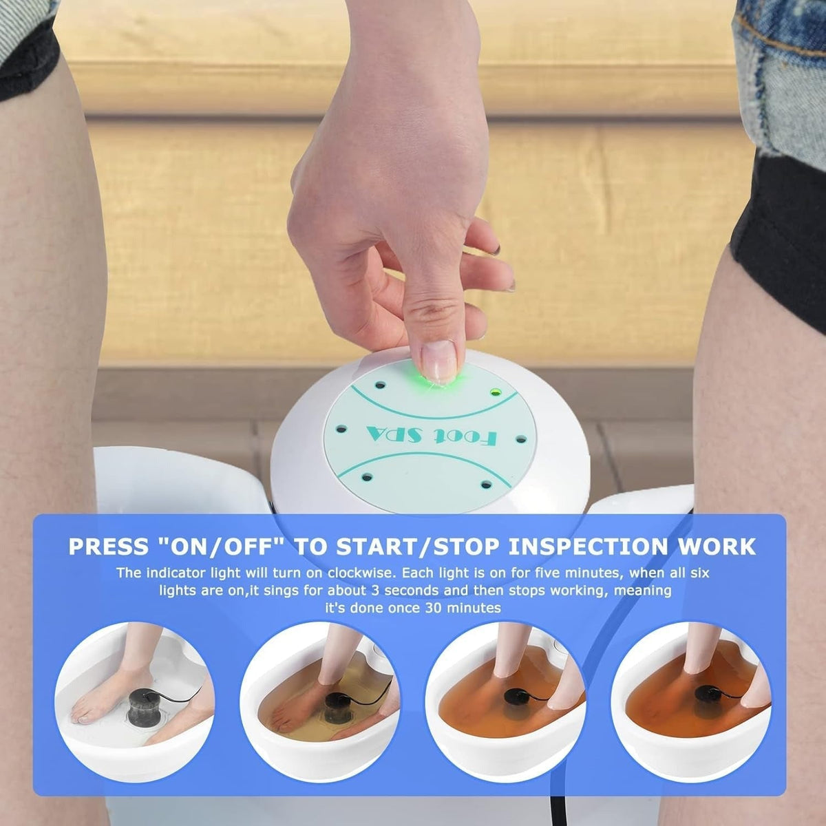 Ionic Detox Foot Spa | Professional-Grade, Energy Boosting & Deep Cleanse for Home Use
