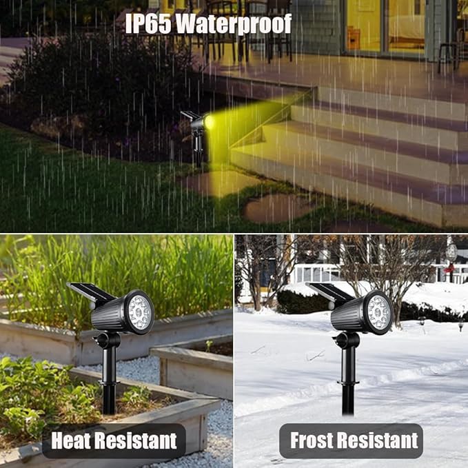 LED Solar Spotlight Lights for the Garden