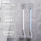 Toilet brush with long handle