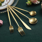 Modern Luxe Cutlery Set of Stainless Steel in Stylish Colors