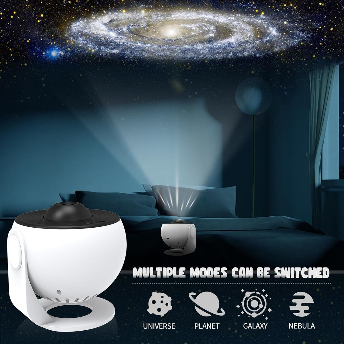 360° Planetarium Projector | Improved Relaxation and Stress Relief