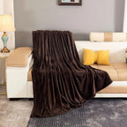 Fleece Large Sofa Throw Light Weight Faux Fur Blanket