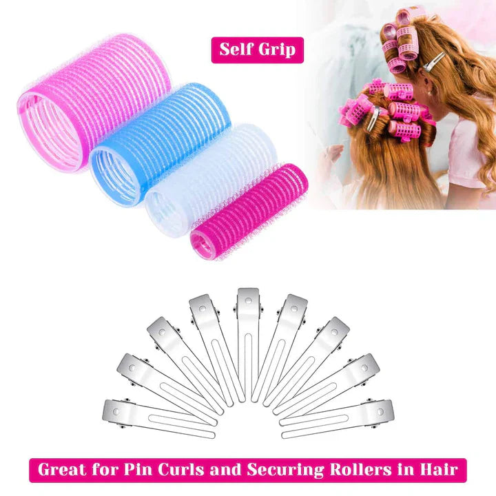 Self-adhesive hair rollers | For voluminous and long-lasting curls
