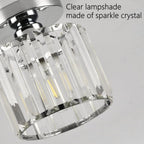 Ceiling Light Crystal Flush Mount Modern Fixture