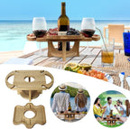 Eindhoven 2-in-1 Fruit and Wine Glass Table Rack