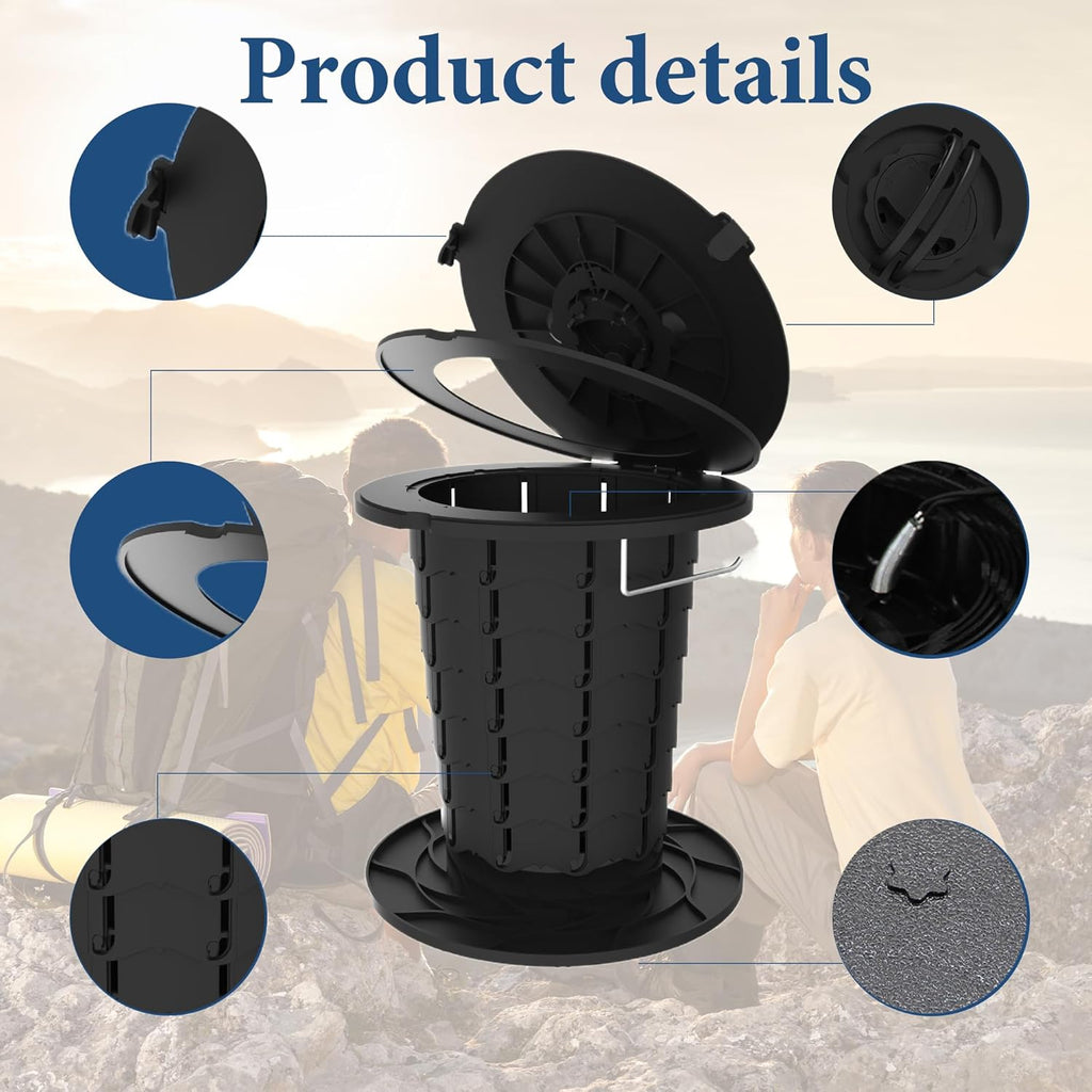 Portable Toilet with Adjustable Height – CampMate