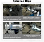 Socket for shock absorber removal - tool for strut spreader