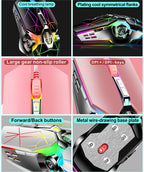 87-Key Mechanical Gaming Keyboard RGB Backlit Blue Switch