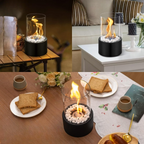 Stylish & modern table fire lantern