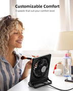 Stronger Wind Ultra Quiet Small Table Fan