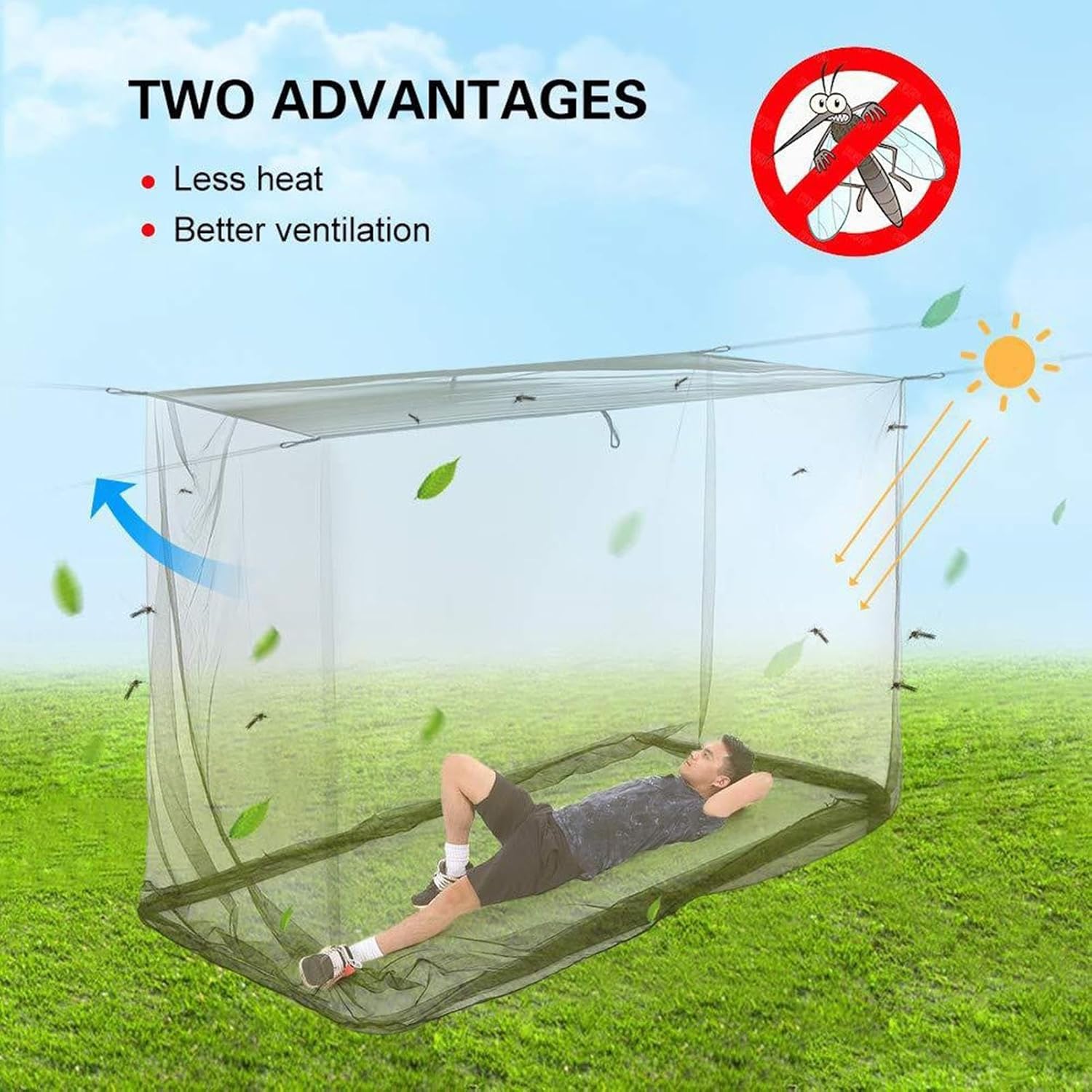 Outdoor Rectangular Fly Net Canopy – Ventora