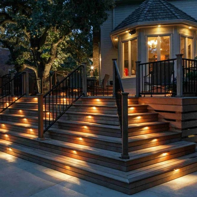 Outdoor Solar LED Step Light Waterproof
