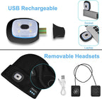 Bluetooth Beanie Hat Light Wireless Headphones
