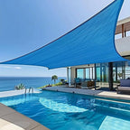 Rectangular sun sail – UV-resistant sun protection sail with rope