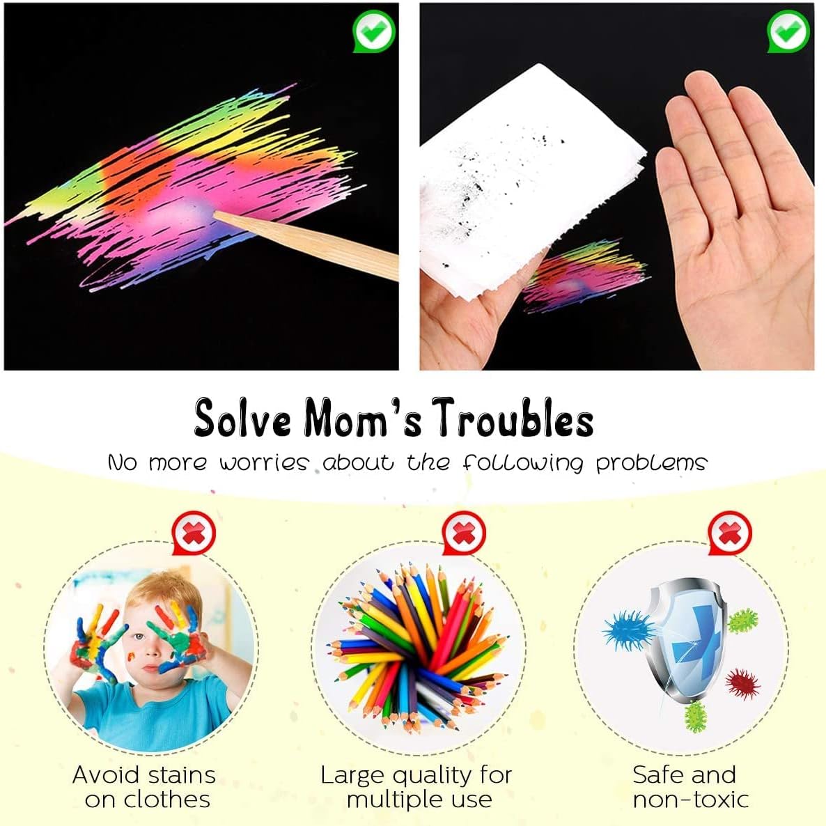 Rainbow Scratch Mini Art Notes
