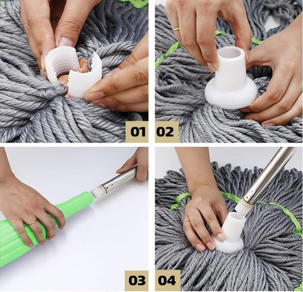 Self-wringing mop