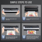 8-in-1 Vacuum Sealer with Built-in Cutter