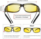Jeremy Night Vision Polarised Driving Glasses – Anti-Glare Glasses for Safer Night Driving
