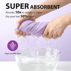 Microfiber Hair Towel Set | 3 Pack for Quick Drying