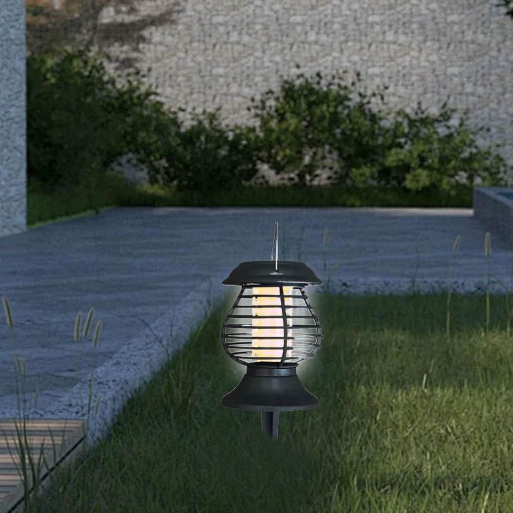 Solar LED insect repellent for outdoors