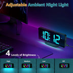 11.5-Inch Digital Calendar Day Clock with 19 Reminders – Claryon