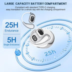 AI Smart Translator Earbuds with Bluetooth 5.3, Open-Ear Language Translation Headphones for Travel, Business, and Sports