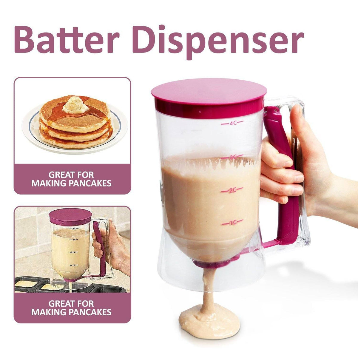 Pancake and Cupcake Batter Dispenser