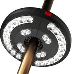 LumoClip LED Shade Light with Battery | 3 Brightness Levels & 360° Light | USB Charging | For Balcony, Garden & Camping